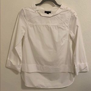 J Crew white blouse